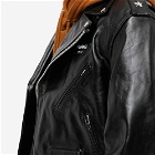 Sacai x Schott x MADSAKI Perfecto Leather Jacket in Black
