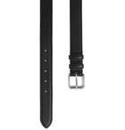 A.P.C. - 3cm Paris Full-Grain Leather Belt - Black