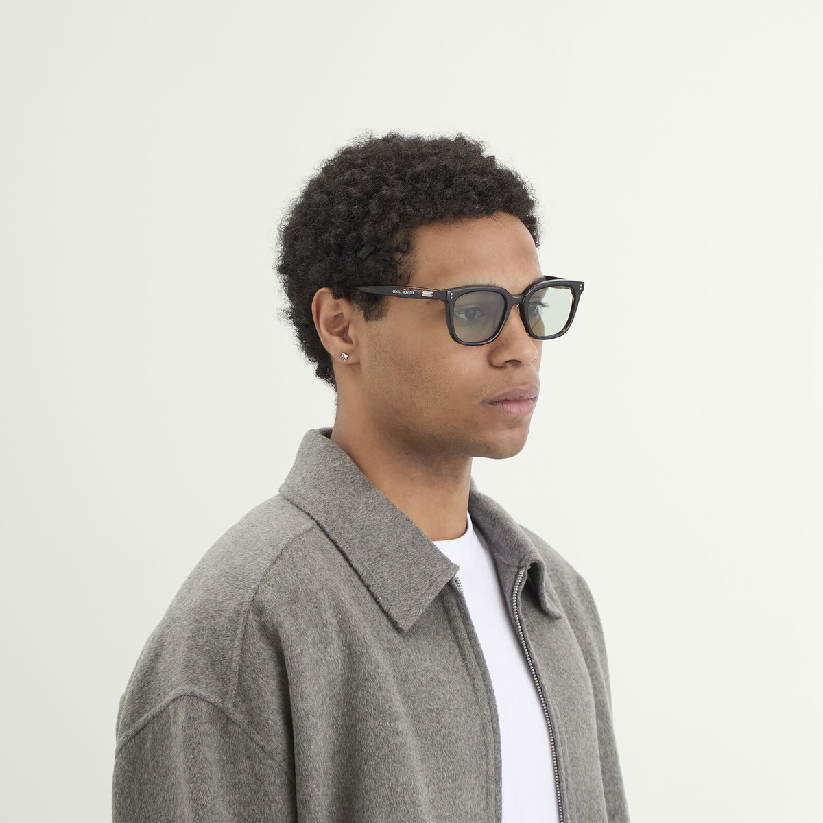 Gentle Monster Daze Sunglasses in Tortoise/Green 
