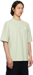 AMIRI Green MA Quad Toweling Oversized T-shirt
