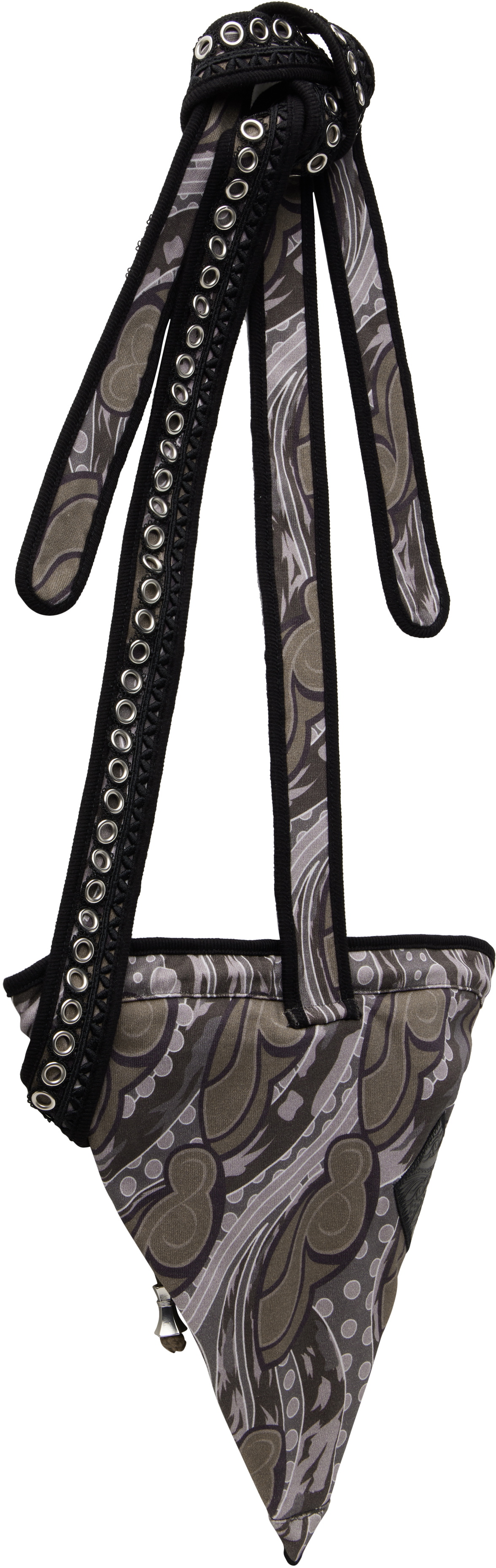 Kiko Kostadinov Gray Hatha Jersey Bag