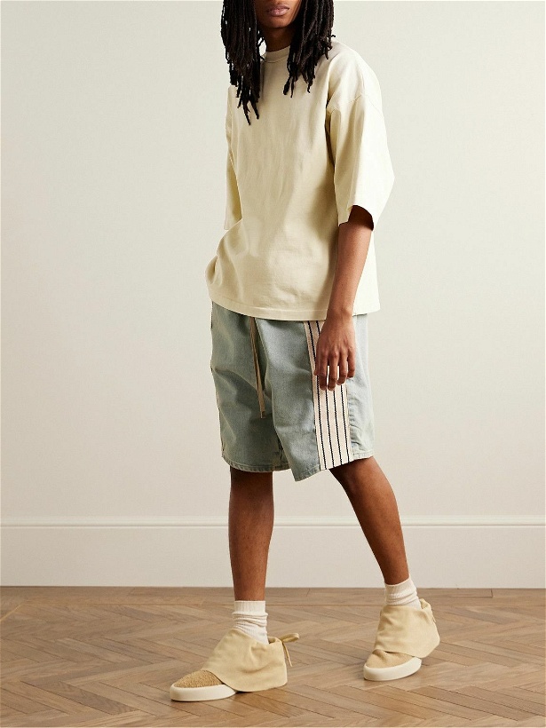 Photo: Fear of God - Oversized Printed Cotton-Jersey T-Shirt - Yellow
