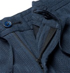 Ermenegildo Zegna - Slim-Fit Wool-Blend Seersucker Suit Trousers - Blue