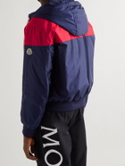 Moncler - Bukret Two-Tone Shell Hooded Down Jacket - Blue