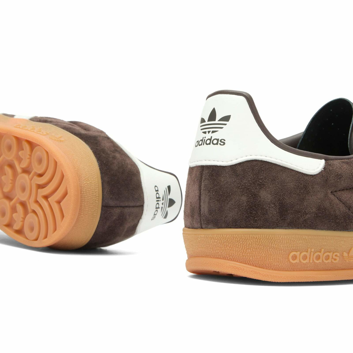 Adidas Gazelle Indoor Sneaker in Aurora Coffee/Core White/Gum
