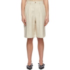 Blossom Beige Wind Harf Shorts