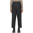 Marni Grey Tropical Wool Trousers