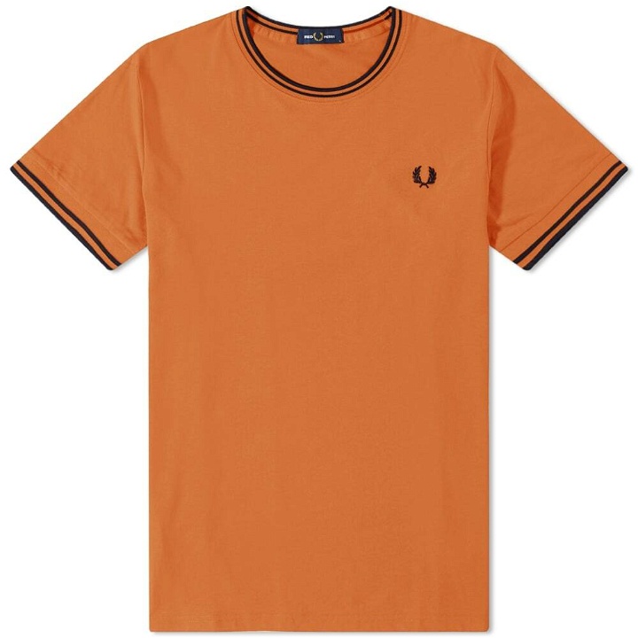 Photo: Fred Perry Authentic Men's Twin Tipped T-Shirt in Nut Flake