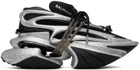 Balmain Silver Unicorn Sneakers