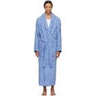 Tekla Blue Striped Bath Robe