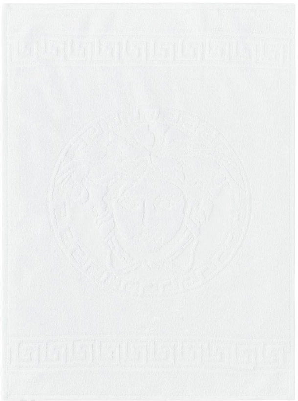 Photo: Versace White Medusa Hand Towel