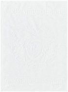Versace White Medusa Hand Towel