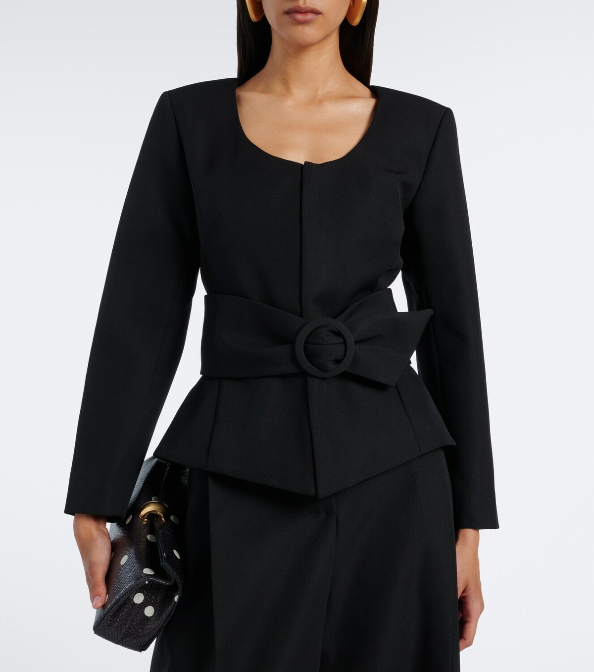 Jacquemus Miami belted virgin wool jacket