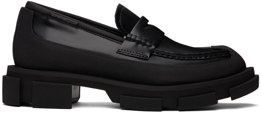 both Black Gao Loafers both