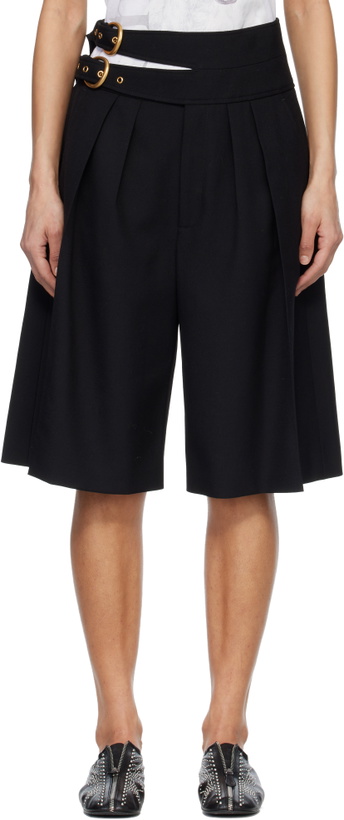 Photo: Chloé Black Double Waistband Shorts