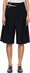 Chloé Black Double Waistband Shorts