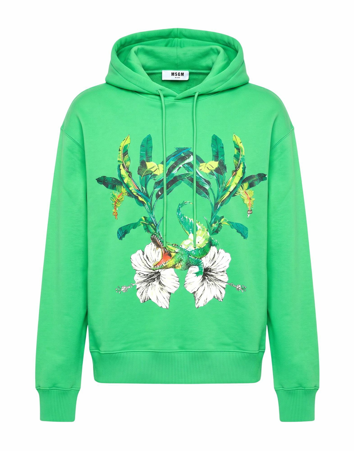 Msgm Mens Sweatshirt in Green