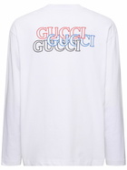 GUCCI Logo Detail Heavy Cotton T-shirt