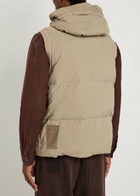 Ten C Boreal Hooded Shell Gilet Light Grey
