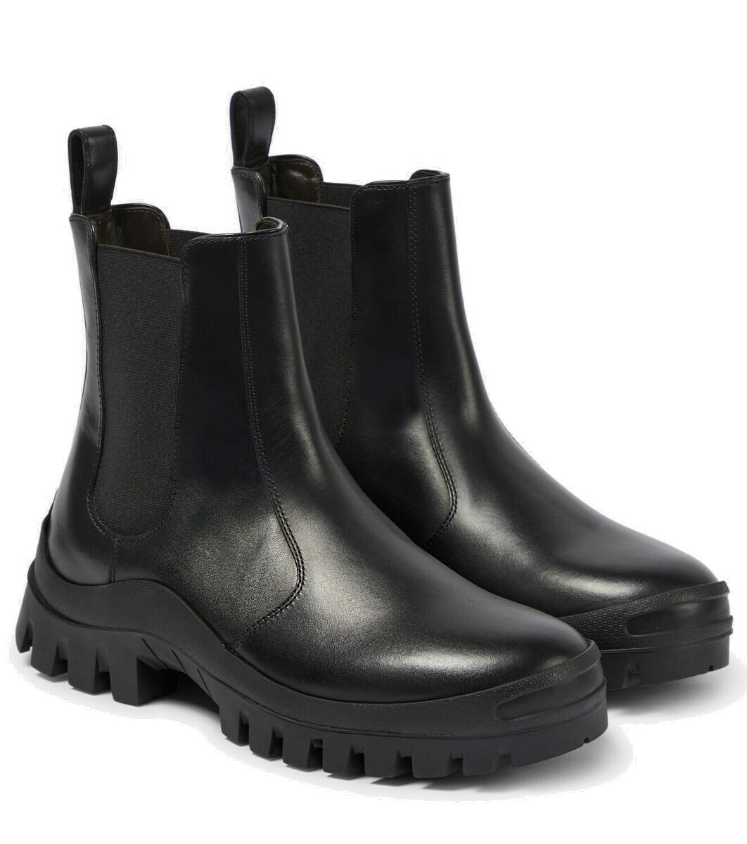 THE ROW 20mm Novus Leather Chelsea Boots The Row