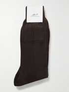 Mr P. - Two-Pack Ribbed Organic Cotton Socks