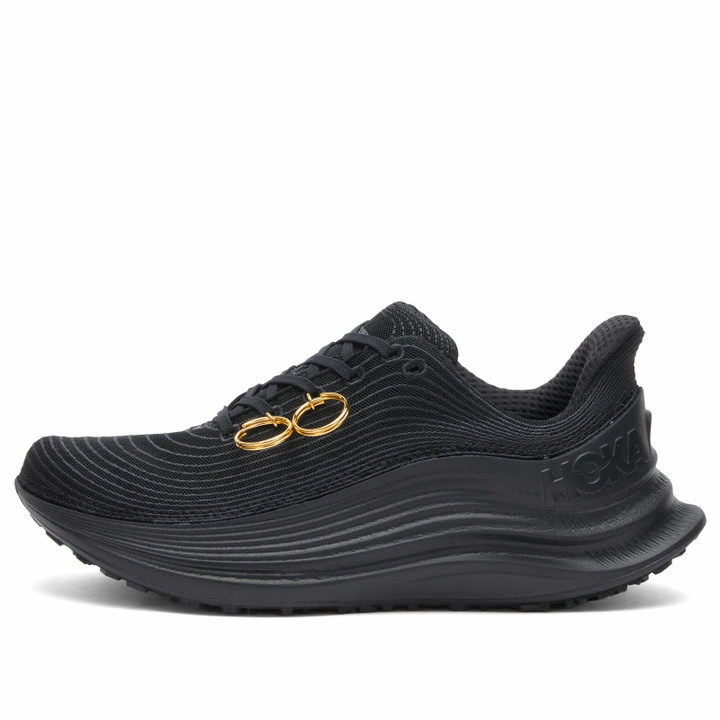 Photo: Comme des Garçons Men's x Hoka TC1.0 Customised Sneaker in Black