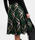 Burberry Burberry Check wool kilt