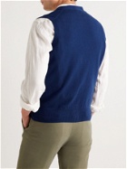 William Lockie - Oxton Cashmere Sweater Vest - Blue