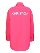Khrisjoy Oversize Shirt Flamingo Pink