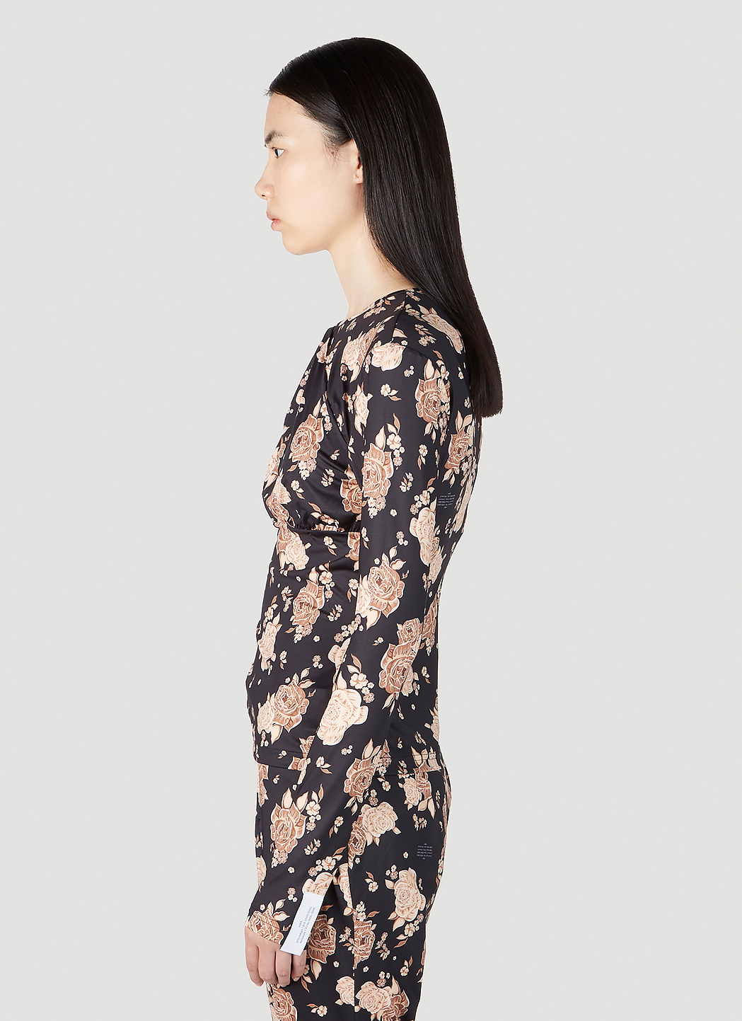 Rokh Floral Jersey Top