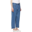 Craig Green Blue Bleached Denim Jeans