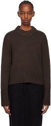 LISA YANG Brown 'The Sony' Sweater