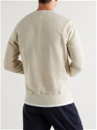 Aspesi - Brushed Recycled Cotton-Jersey Sweatshirt - Neutrals
