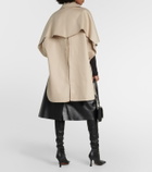 Max Mara Double-breasted cotton cape