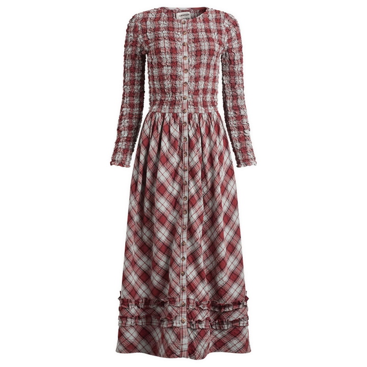 Photo: Damson Madder Women's Posey Cardi Midi Dress in Blue
