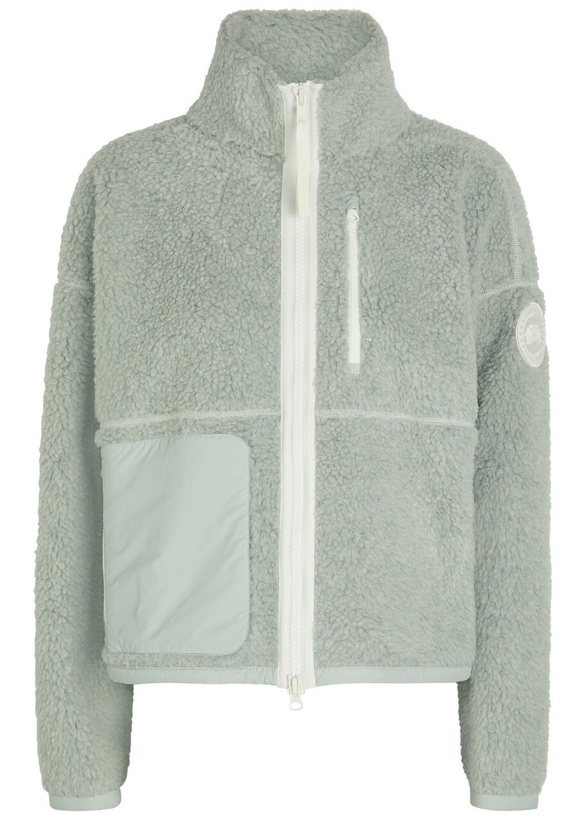 Photo: Canada Goose Simcoe Logo-appliquéd Fleece Jacket Grey