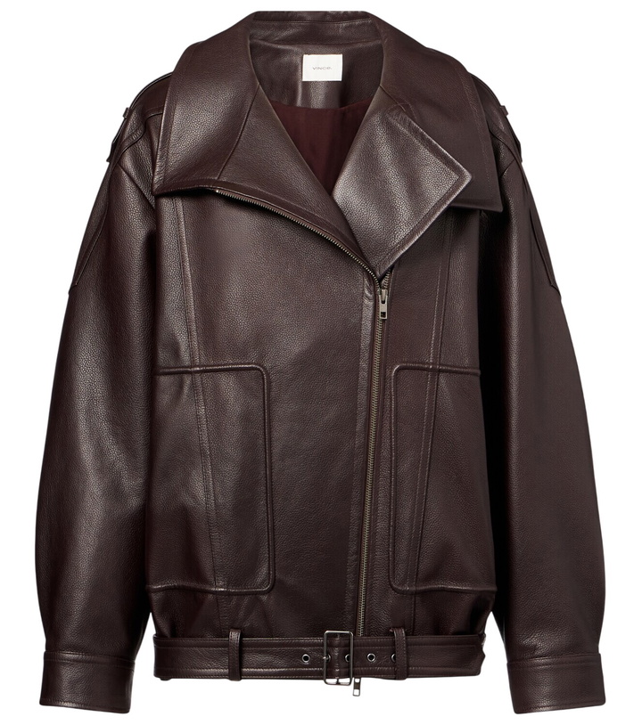 Photo: Vince Leather biker jacket