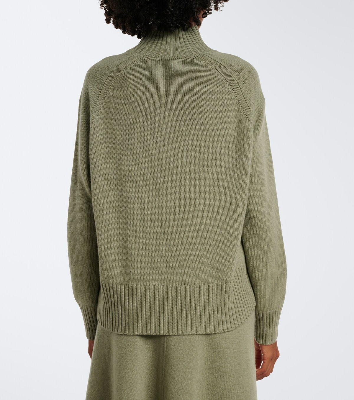 Jardin des Orangers Wool and cashmere turtleneck sweater