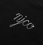 Nudie Jeans - Logo-Embroidered Printed Cotton-Jersey T-Shirt - Black