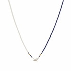 Miansai Men's Avi Necklace in Blue/White/Amber