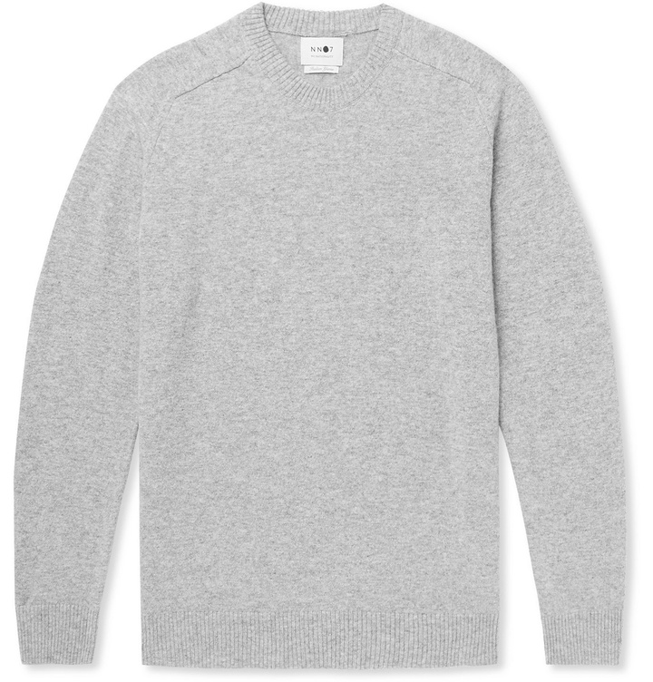 Photo: NN07 - Edward Mélange Wool Sweater - Gray