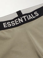 Fear of God Essentials - Logo-Print Stretch-Jersey Sweatpants - Gray