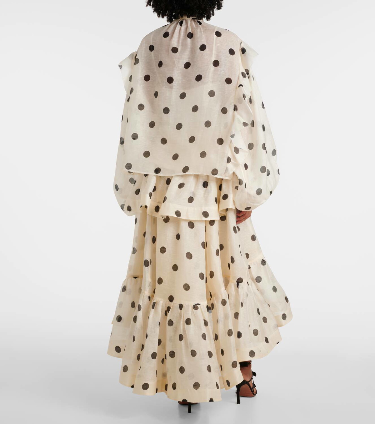 ZIMMERMANN ジマーマン ワンピース Crush polka-dot 998527 0400021897665_CREAMBLACKDOT?