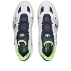 Adidas Men's Niteball Sneakers in White/Navy/Green
