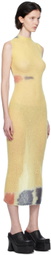 Eckhaus Latta Yellow Composition Midi Dress