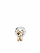 OUIE 14K Gold And Sterling Silver Keyring Single Earrings