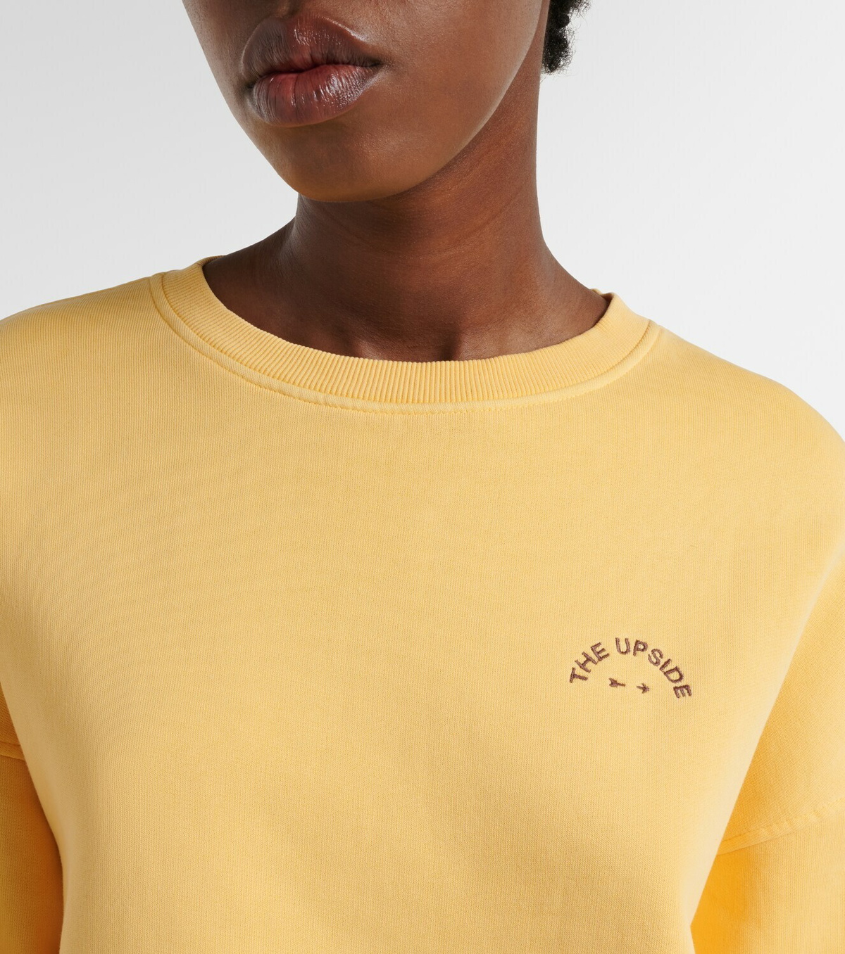 The Upside Paradise Coolum cotton jersey sweatshirt