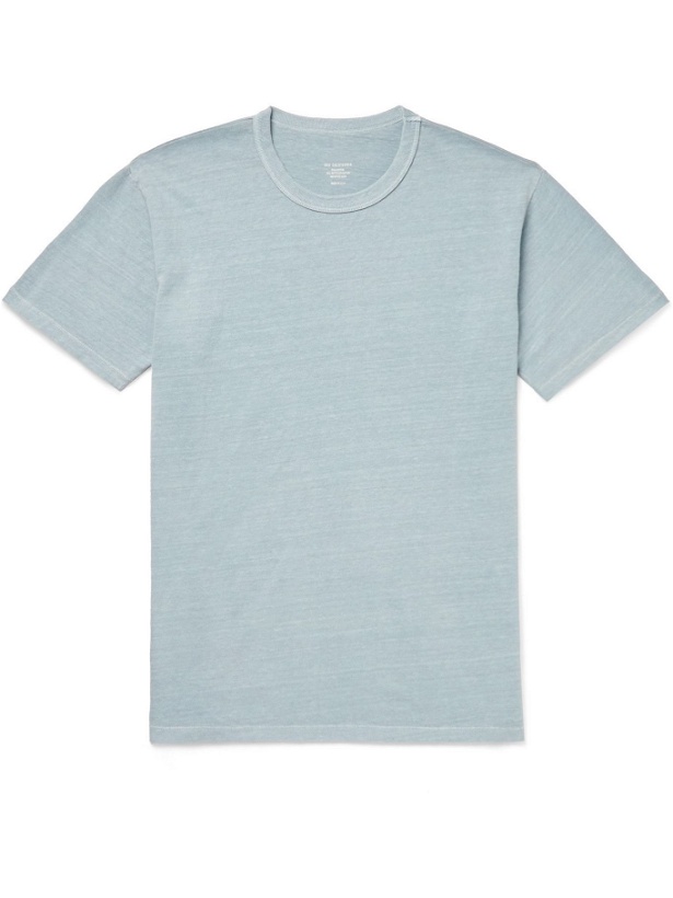 Photo: SAVE KHAKI UNITED - Phys Ed Cotton-Jersey T-Shirt - Blue