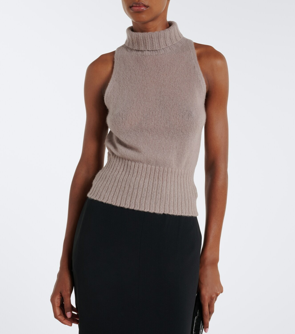 Tom Ford Cashmere and silk-blend high-neck vest