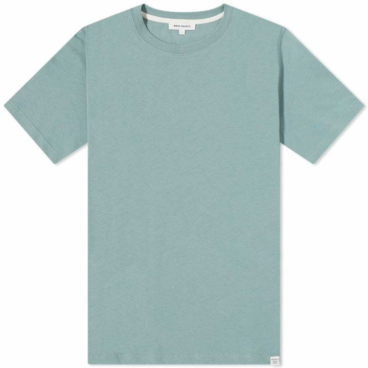 Photo: Norse Projects Men's Niel Standard T-Shirt in Mineral Blue